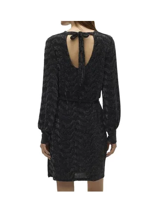Robe Noir/Argent Femme Vero Moda Lucy 2