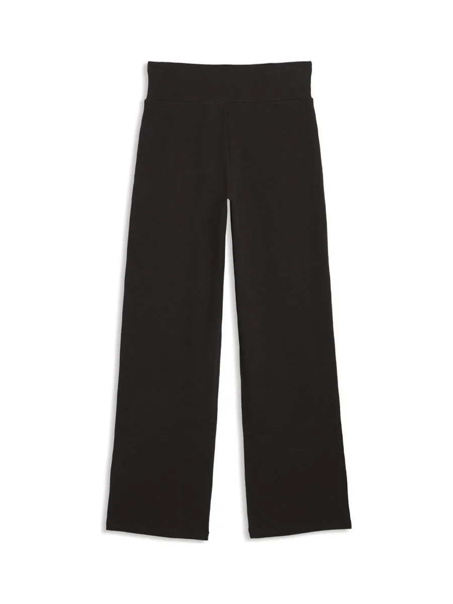 Pantalon Large Noir Femme Puma Elevated 3