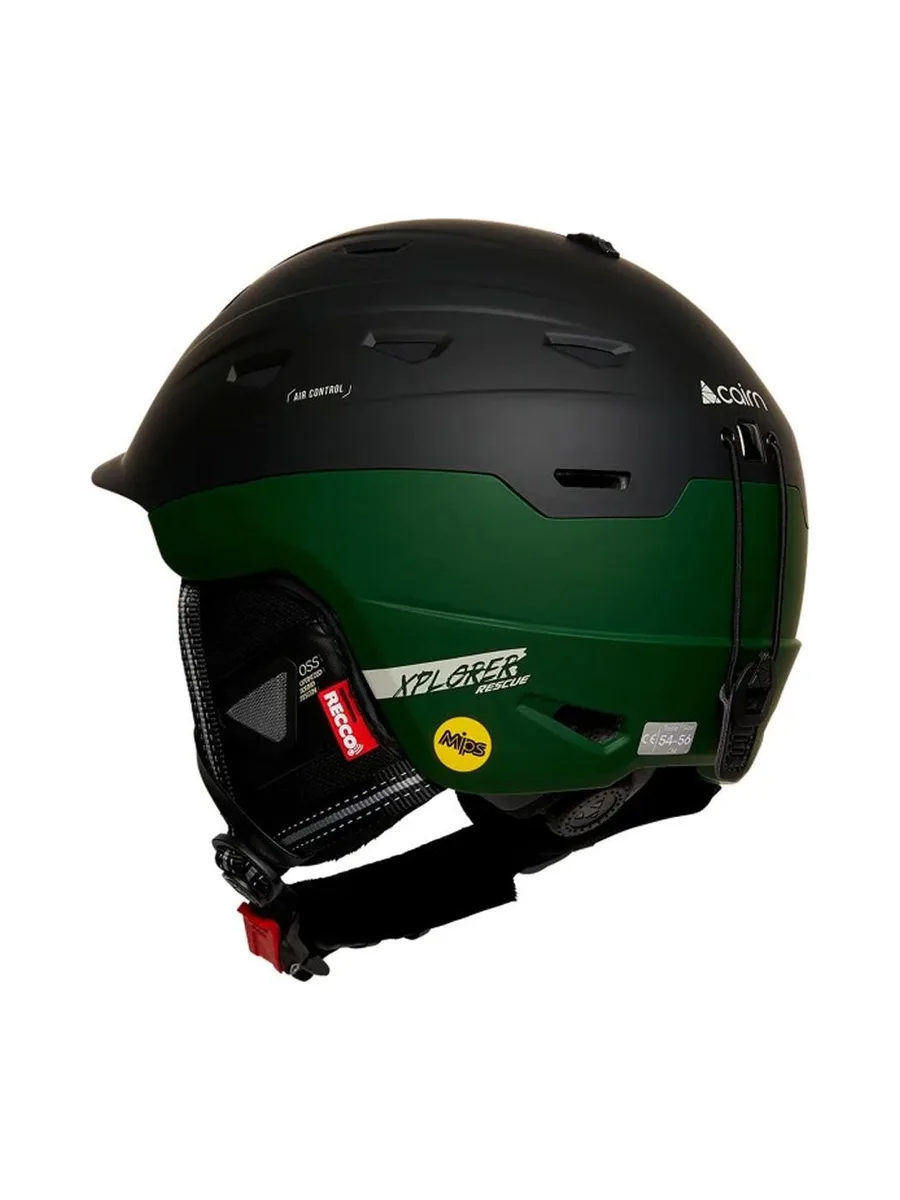 Casque de Ski Noir/Vert Homme Cairn Xplorer Rescue 3