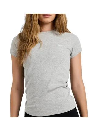 T-Shirt Gris Femme Pepe jeans PL506037 1