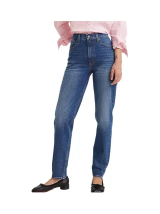 Jean Bleu Foncé Femme Levi's 80's Mom 1