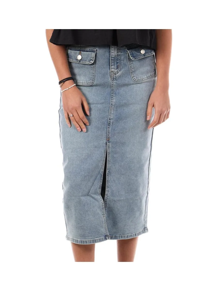 Jupe en Jean Bleu Femme Monday Premium Elephant 2