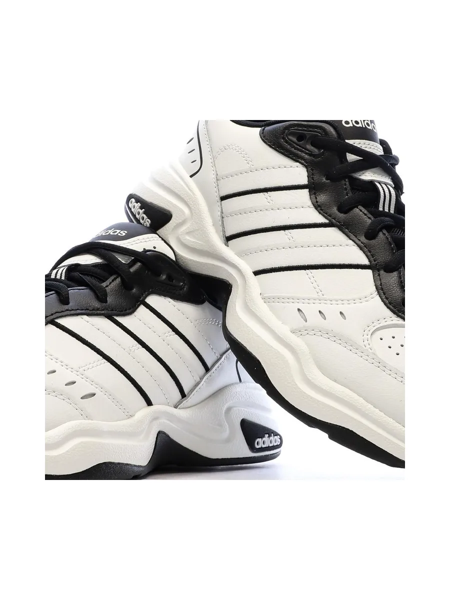 Baskets Blanches/Noires Homme Adidas Strutters 8
