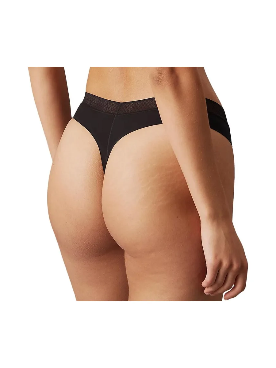 String Noir Femme Calvin Klein Jeans Thong1 3
