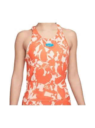 Débardeur Orange Femme Nike Luxe 1