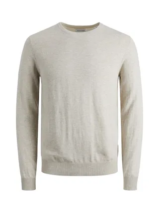 Pull Beige Garçon Jack & Jones Knit Neck 2