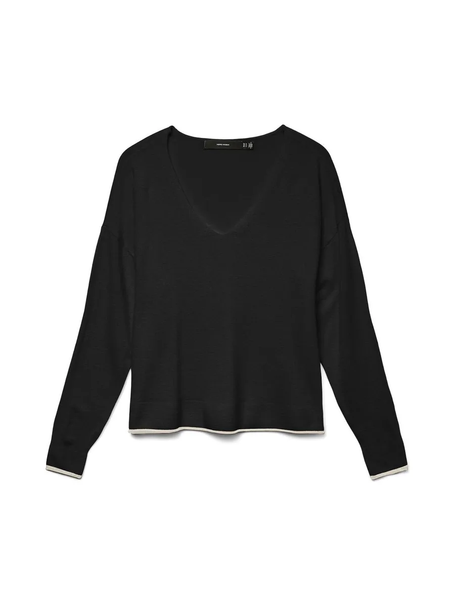 Pull Noir Femme Vero Moda Breezess 2