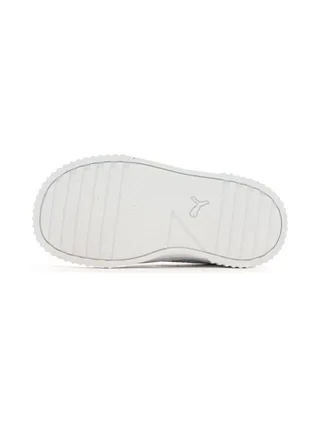 Baskets Blanche/Rose Fille Puma Inf Carina 5