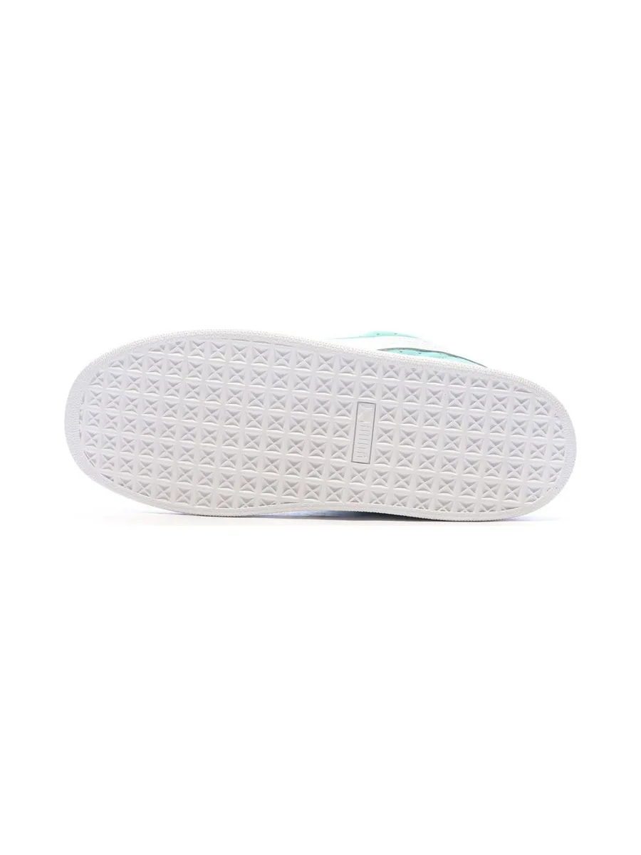 Baskets Turquoise/Blanc Homme Puma Suede XL 6