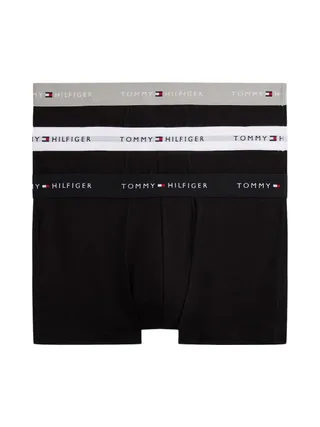 x3 Boxers Noir/Blanc Homme Tommy Hilfiger Trunk 1