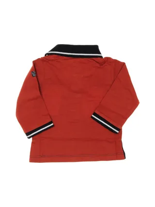 Polo Manches Longues Terracotta Garçon EOM Etrio 2