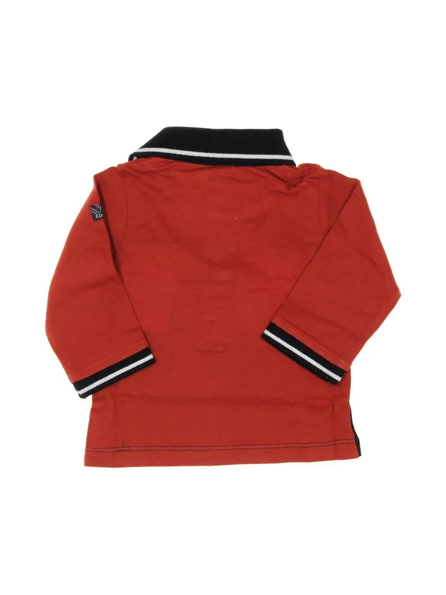 Polo Manches Longues Terracotta Garçon EOM Etrio 3