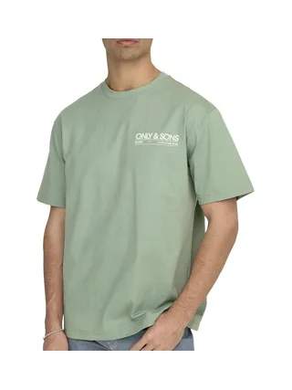 T-Shirt Vert Homme Only & Sons Kazbah 1