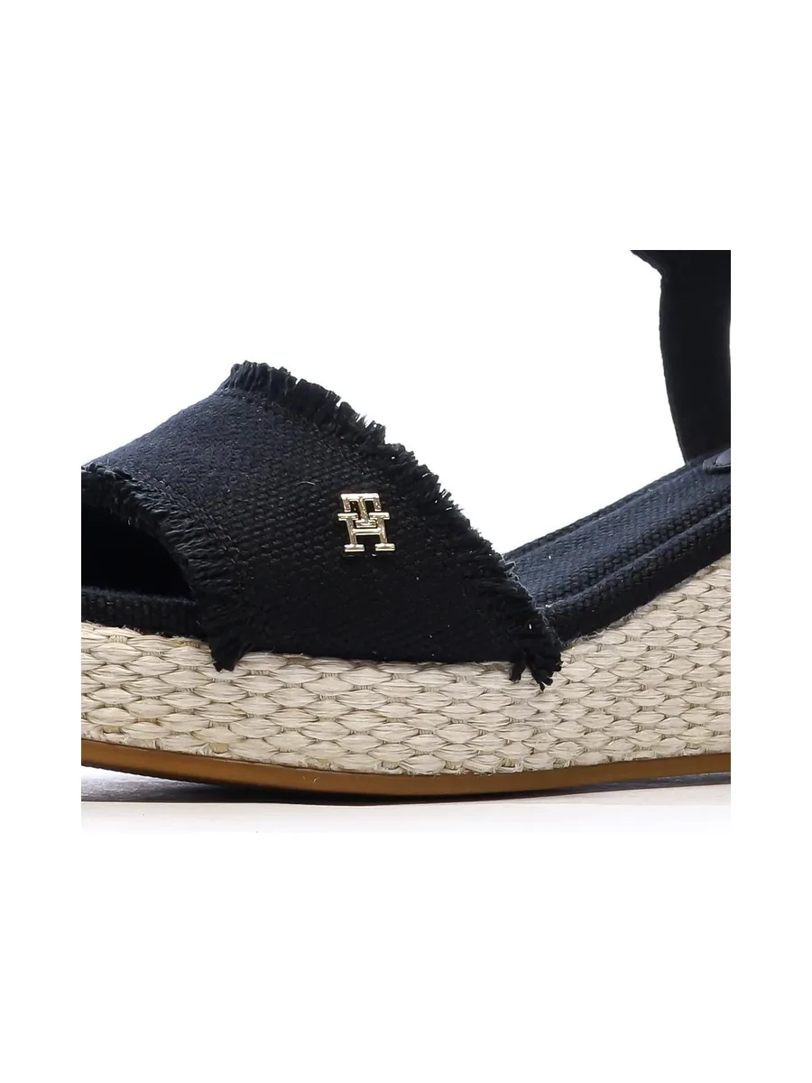 Sandales à Talons Noir Femme Tommy Hilfiger Wedgeee 7