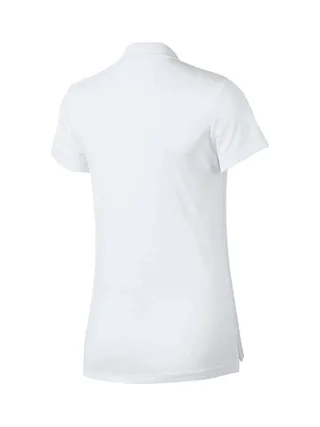 Polo de sport Blanc Femme Nike Dry SS Bld 2
