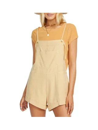 Combishort Beige Femme Billabong Wild Pursuit Overall 1