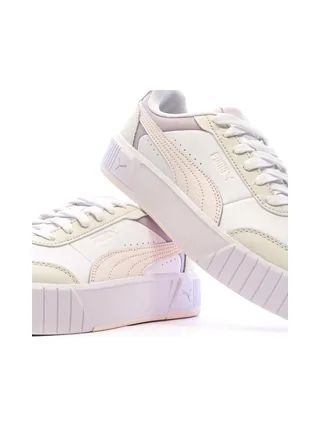 Baskets Blanches/Mauve Fille Puma Carina Mia 7