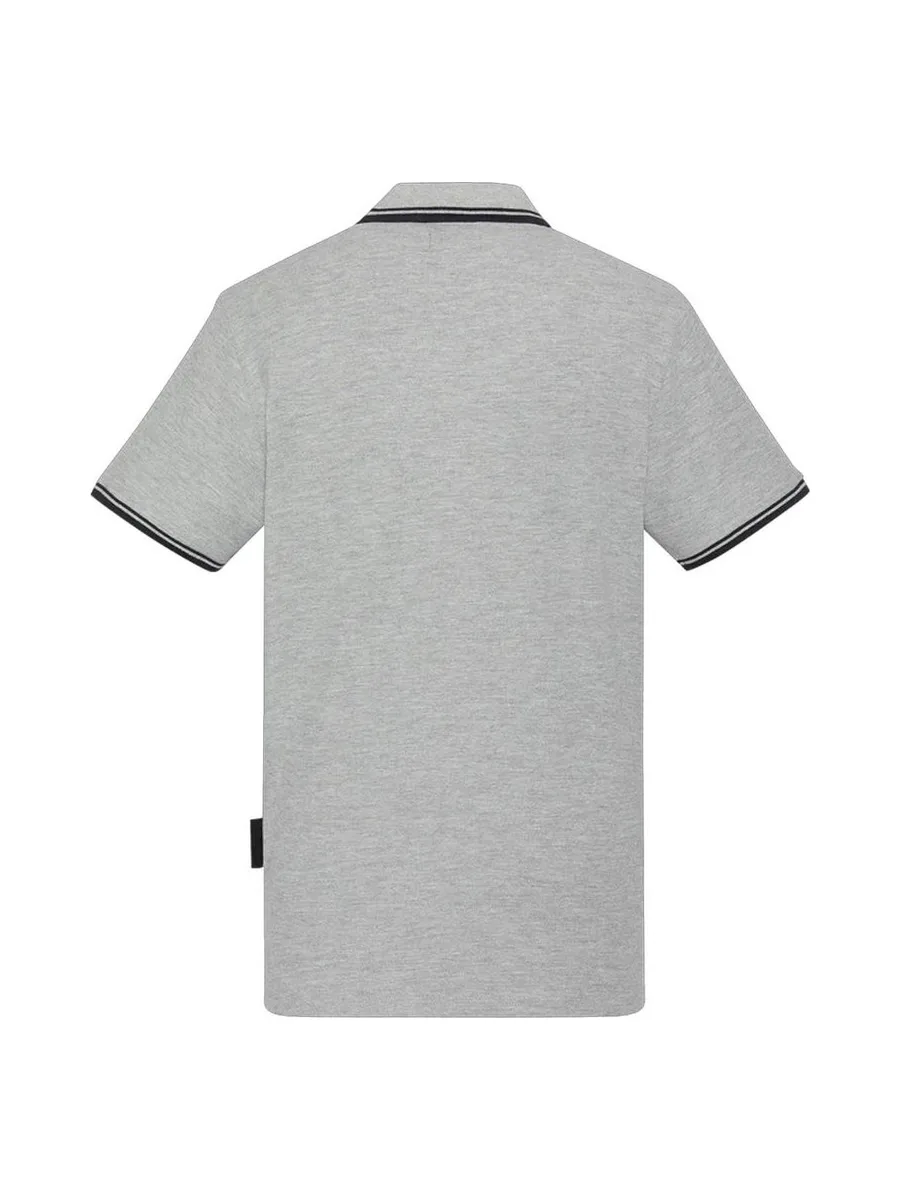 Polo Gris Homme Schott PSWILL2 3