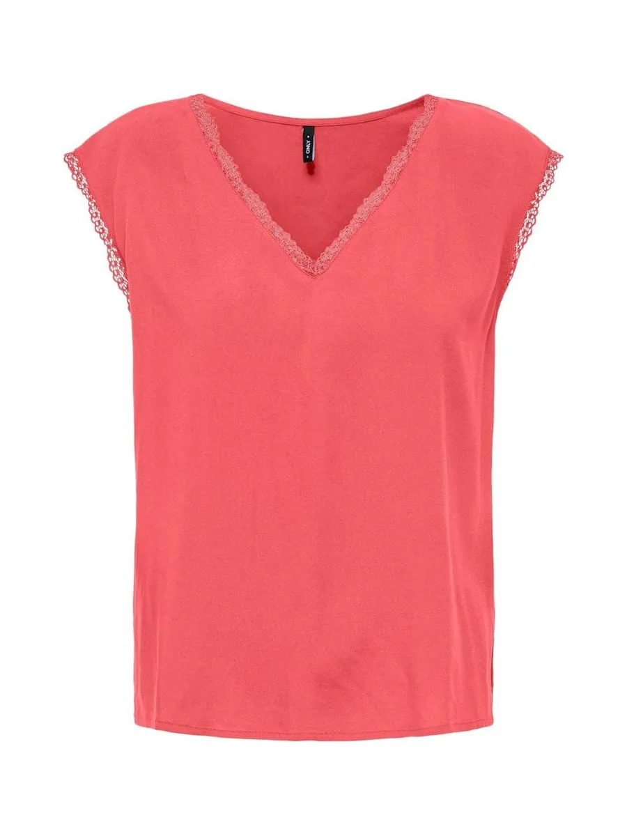 T-Shirt Rose Femme Only Selina 2