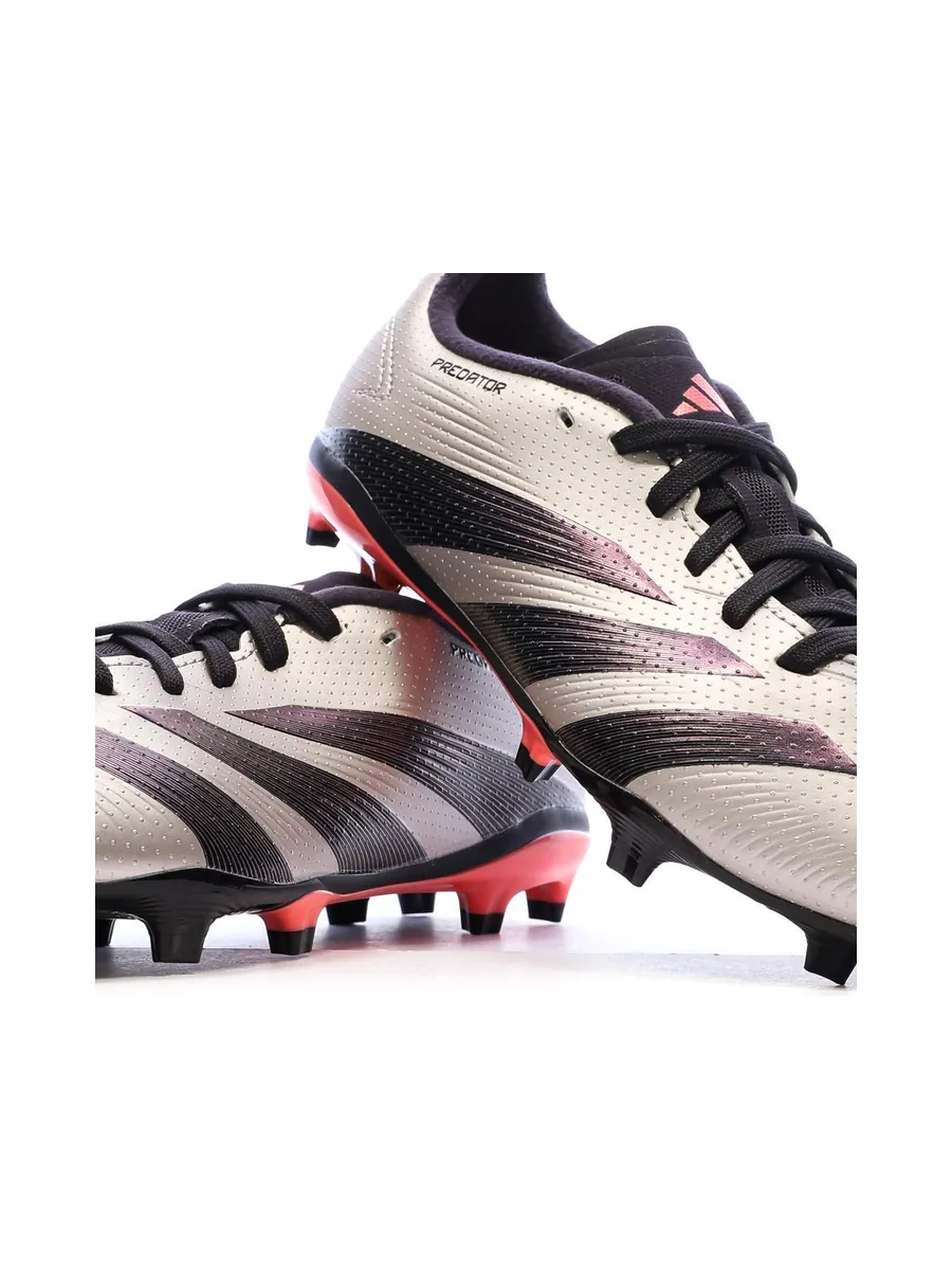 Chaussures de Football Gris/Noir Mixte Adidas Predator League FG 8