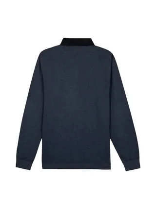 Polo Manches Longues Marine Homme TBS PEKANPOLS 2