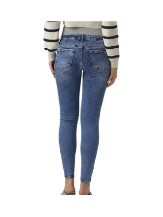 Jean Slim Bleu Femme Mamalicious Roma 2