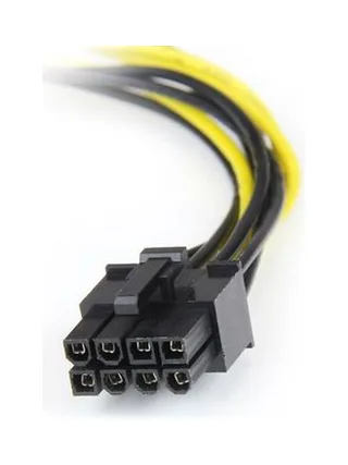 6" LP4 to 8 Pin PCIe Power Cable Adapter 2