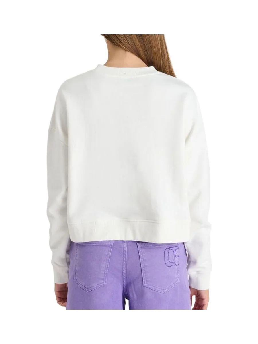Sweat Blanc/Violet Fille Le Temps Des Cerises Stephagi 3