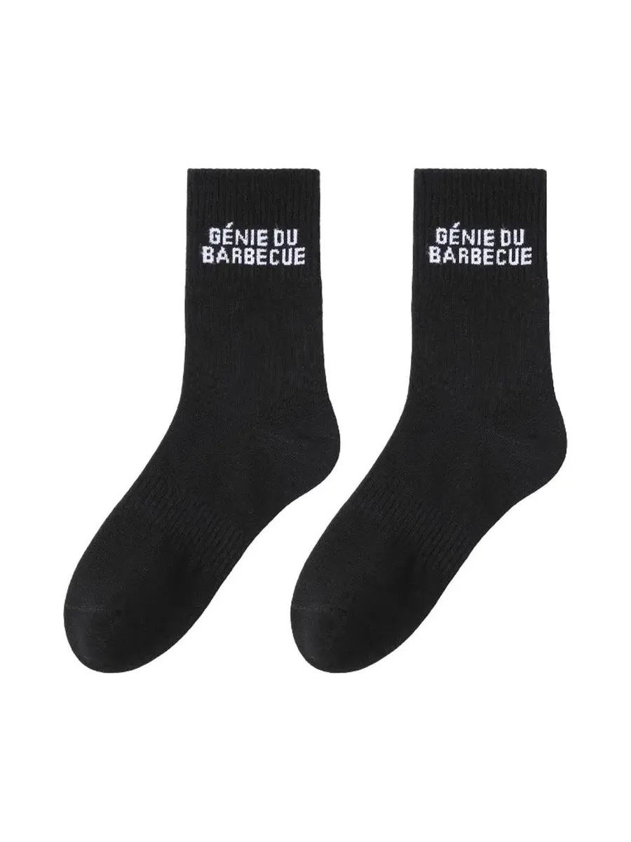 Chaussettes Noires Homme Stella Green Génie du barbecue 2