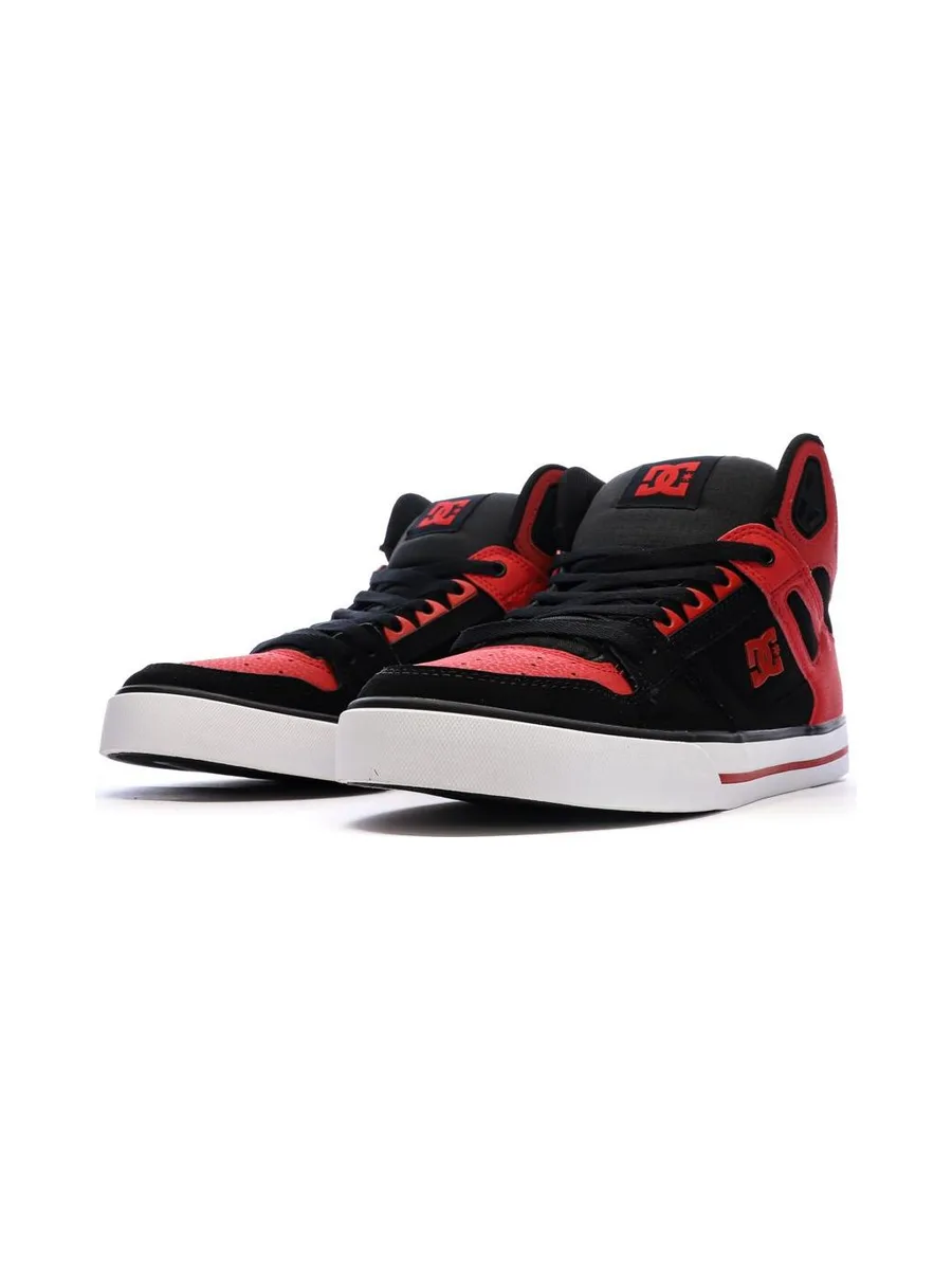 Baskets Noir/Rouges Homme Dc shoes Pure 7