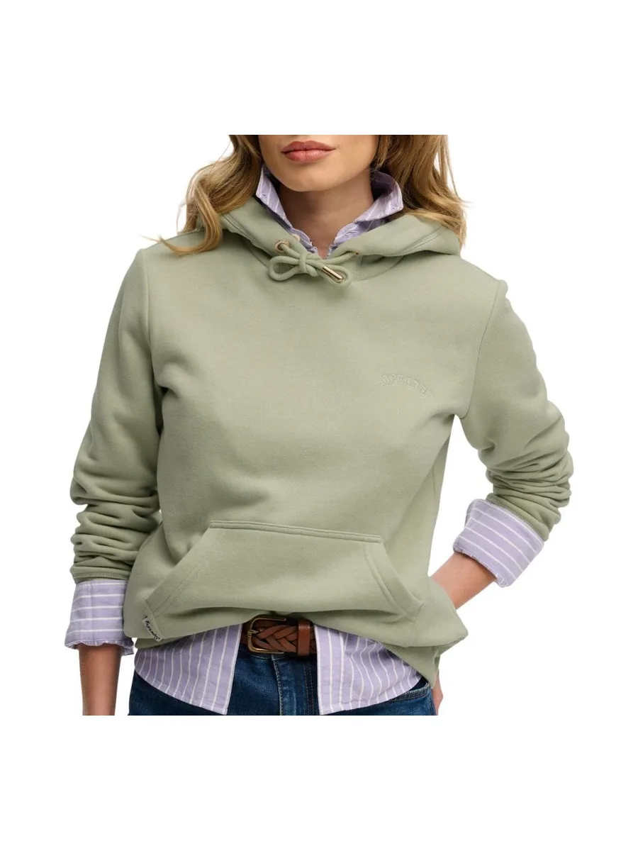 Sweat Vert Femme Superdry Essential Logo 2