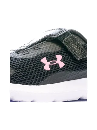 Baskets Noir/Rose Fille Under Armour Surge 3 7