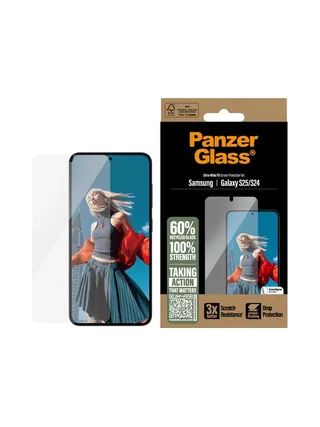 PanzerGlass ® Screen Protector Samsung Galaxy S25 | S24 | Ultra-Wide Fit 2