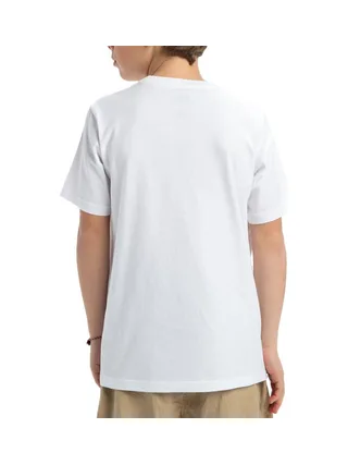 T-shirt Blanc Garçon Quiksilver Typed Out 2