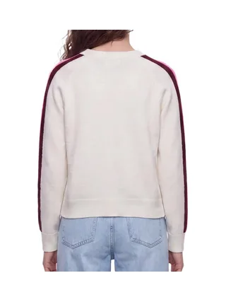 Pull Blanc/Rose Femme Teddy Smith Nana 2
