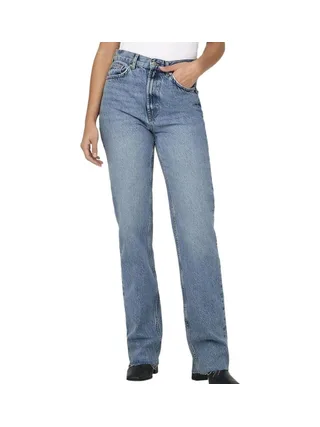 Jean Droit Bleu Femme Only Riley 1