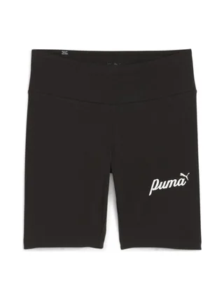 Short Noir Femme Puma Ess+ 7 Script 1