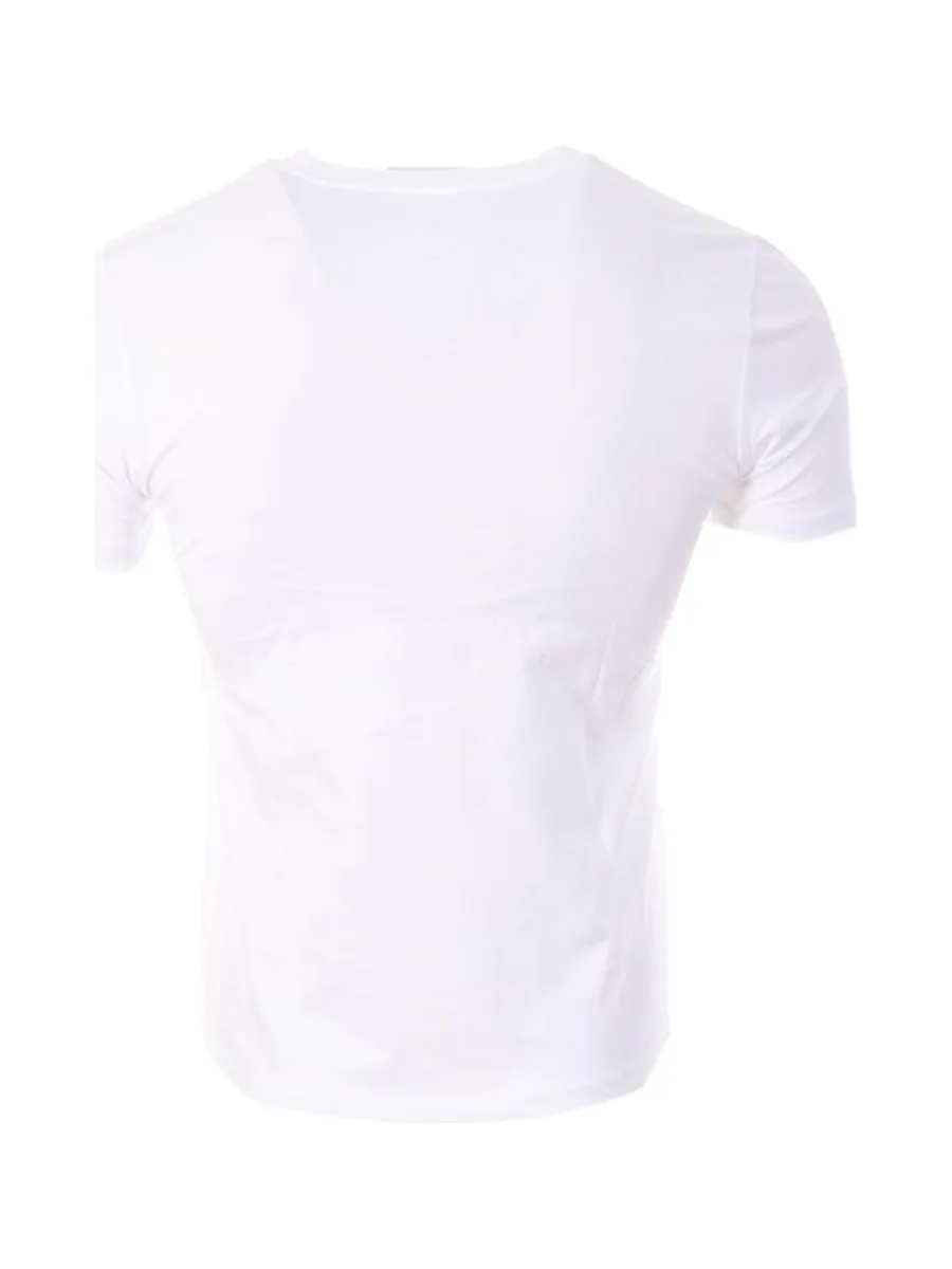 T-Shirt Blanc/Bleu Homme Vans Painted 2