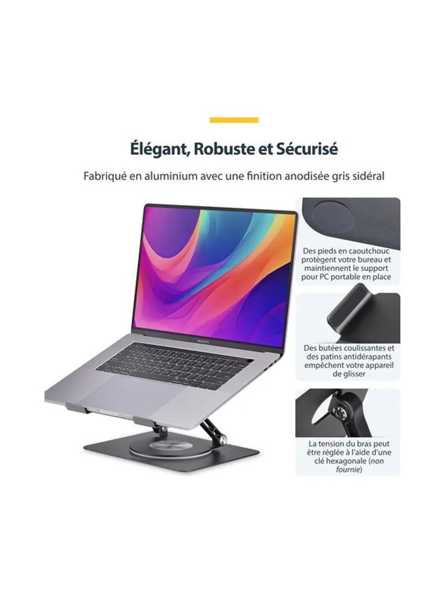Computer Stand 360 Swivel/Rotating Base 14