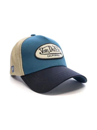 Casquette Beige/Bleu Homme Von Dutch Terry 2