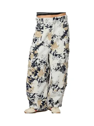 Jean Baggy Blanc/Noir Femme Kaporal Vener 1