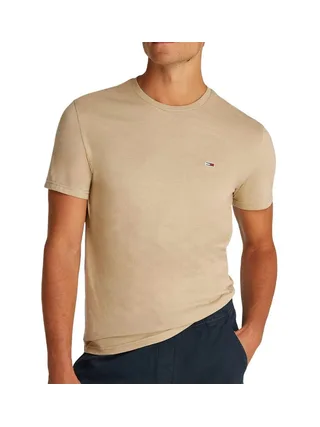 T-Shirt Marron Homme Tommy Hilfiger Slim Jersey 1