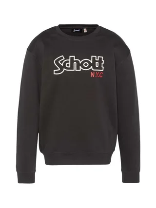 Sweat Noir Homme Schott Stanley 1