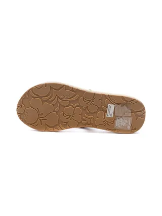 Tongs Beiges/Marines Femme Roxy Porto 3