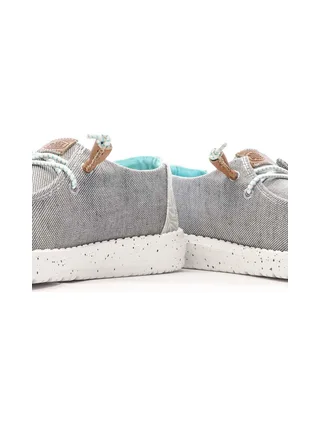 Chaussures Grise Chiné Femme Hey Dude Wendy Heathered Slub 7