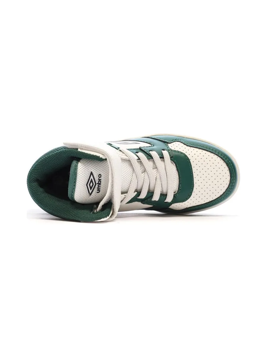 Baskets Vertes/Blanches Garçon Rouge Umbro Olly Vlc 4