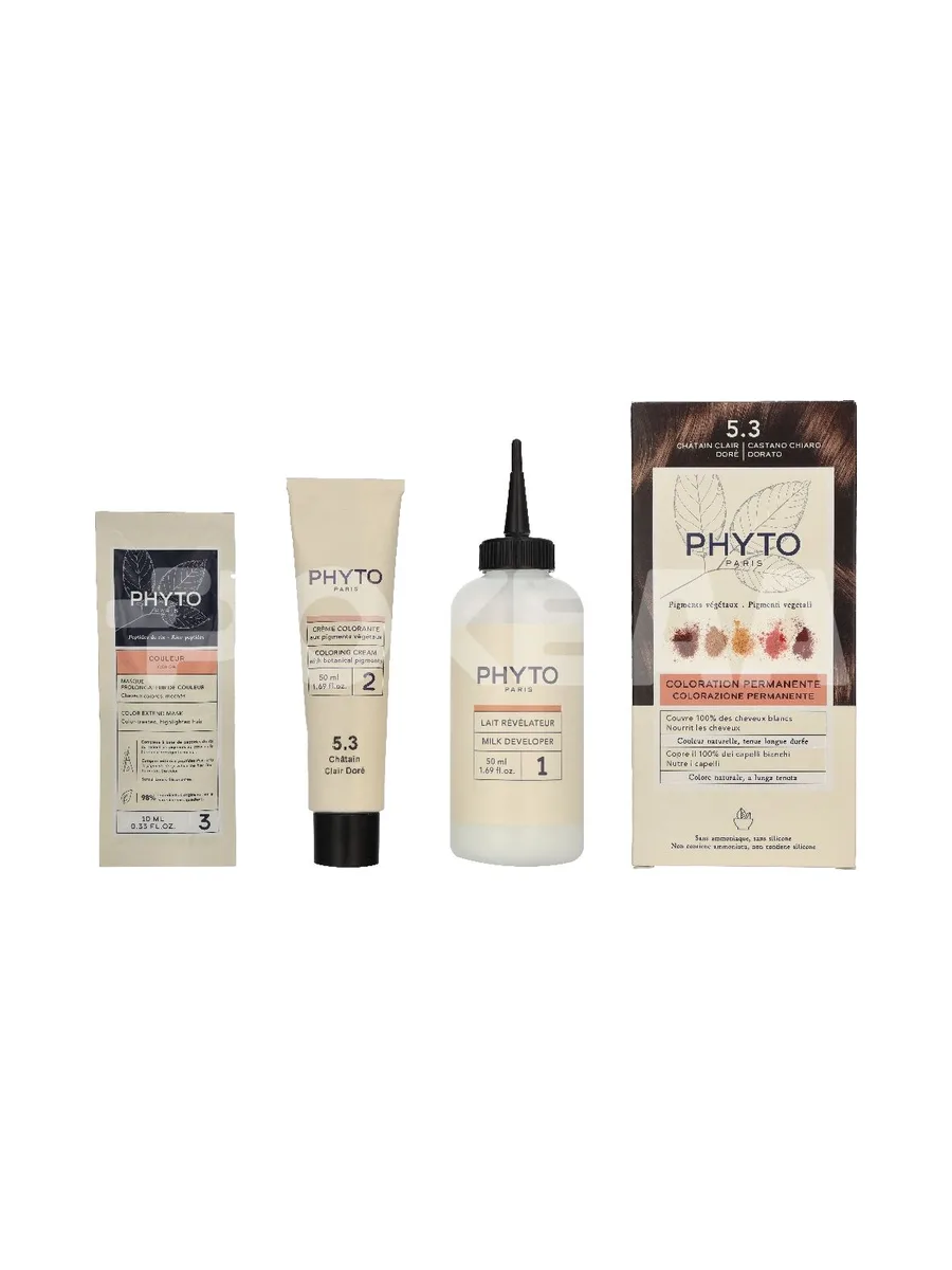 Phyto Phytocolor Permanent Color 110ml - #5.3 Light Golden Brown 1