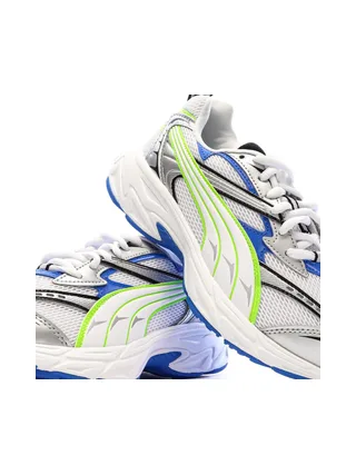 Baskets Blanches/Bleu Garçon Puma Morphic 7