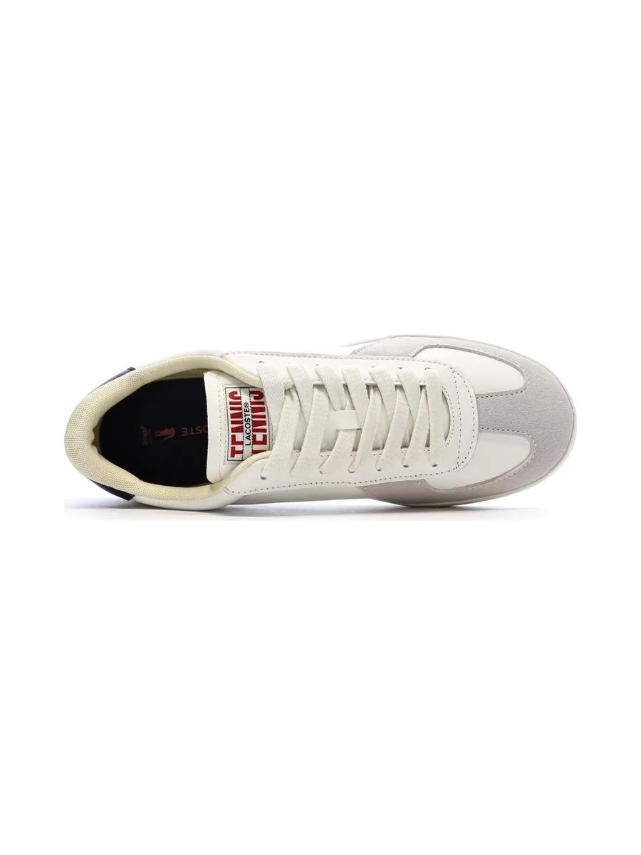 Baskets Blanches/Marine Homme Lacoste Baseshot Pro 225 5