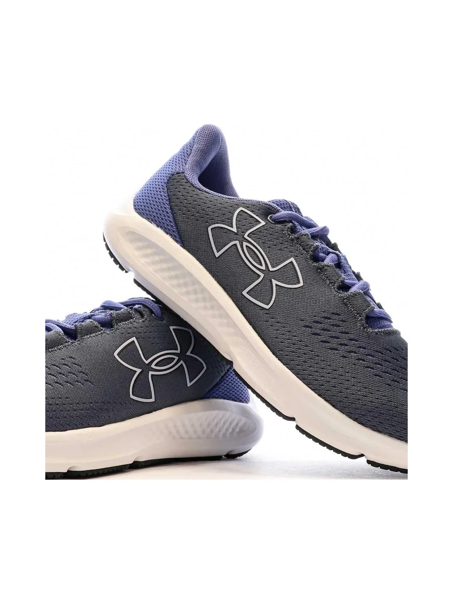 Chaussures de Running Noire/Bleu Femme Under Armour Charged Pursuit 8